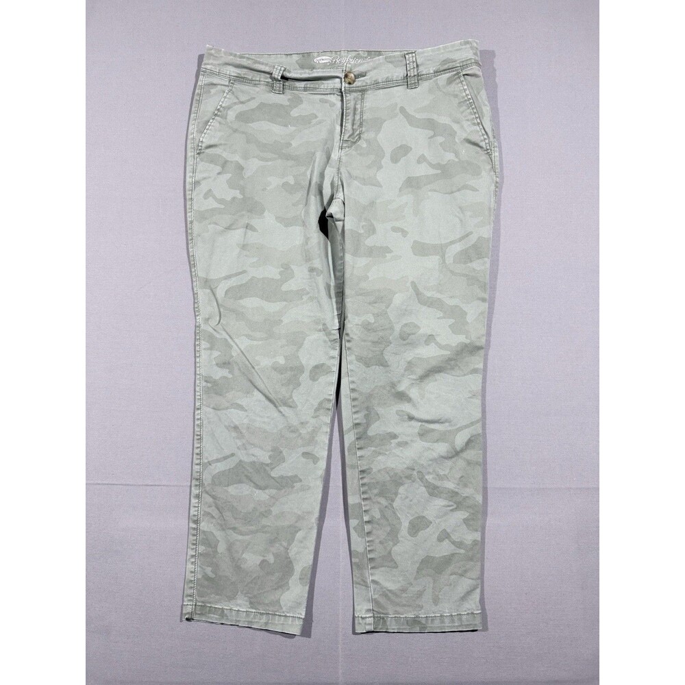 Old Navy Boyfriend Cotton Size 14 Camo Capri Pants